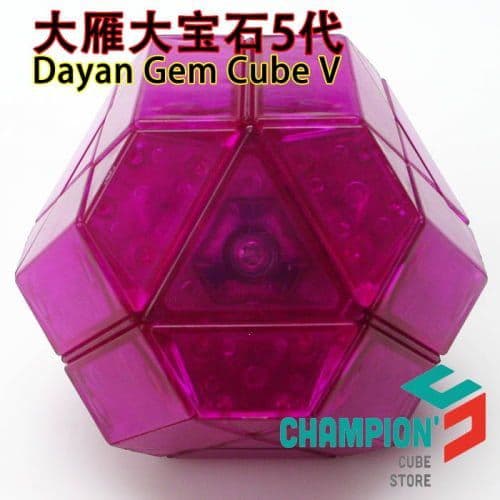 DaYan Gem Cube V - trans.purple image 1