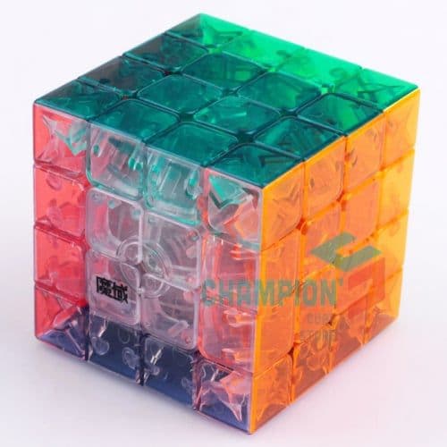 MoYu 4x4x4 Aosu stickerless - Transparent