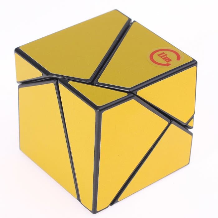 FangShi 2x2 Ghost Cube black-body - with golden stickers