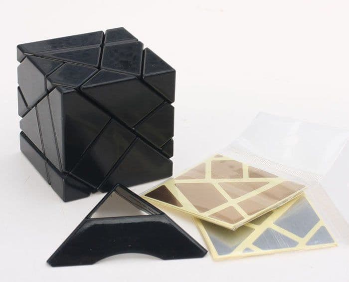 Ninja 3x3 Ghost Cube(unstickered) - Black