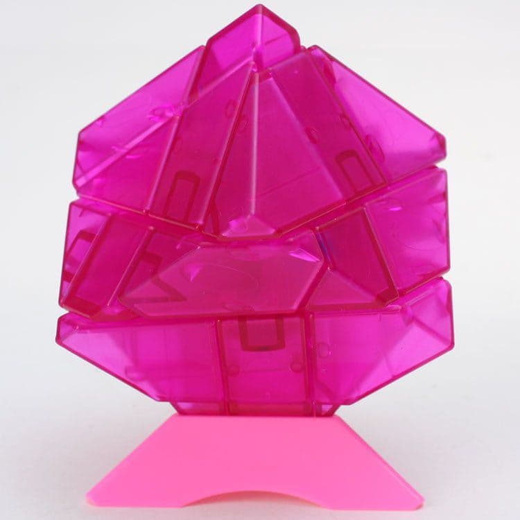 Ninja 3x3 Ghost Cube(unstickered) - transparent.pink