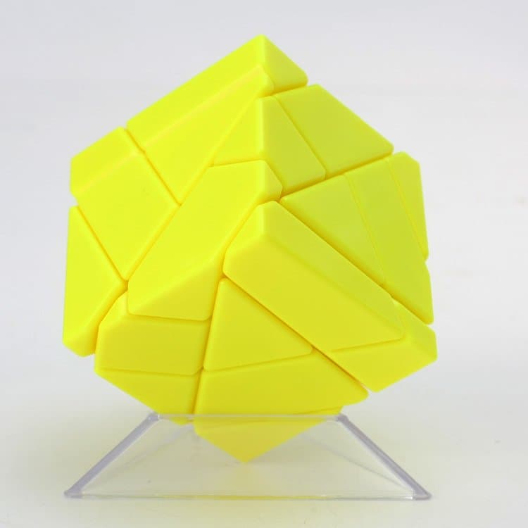 Ninja 3x3 Ghost Cube(unstickered) - yellow