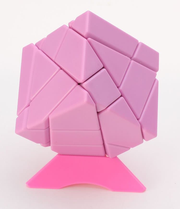 Ninja 3x3 Ghost Cube(unstickered) - Pink