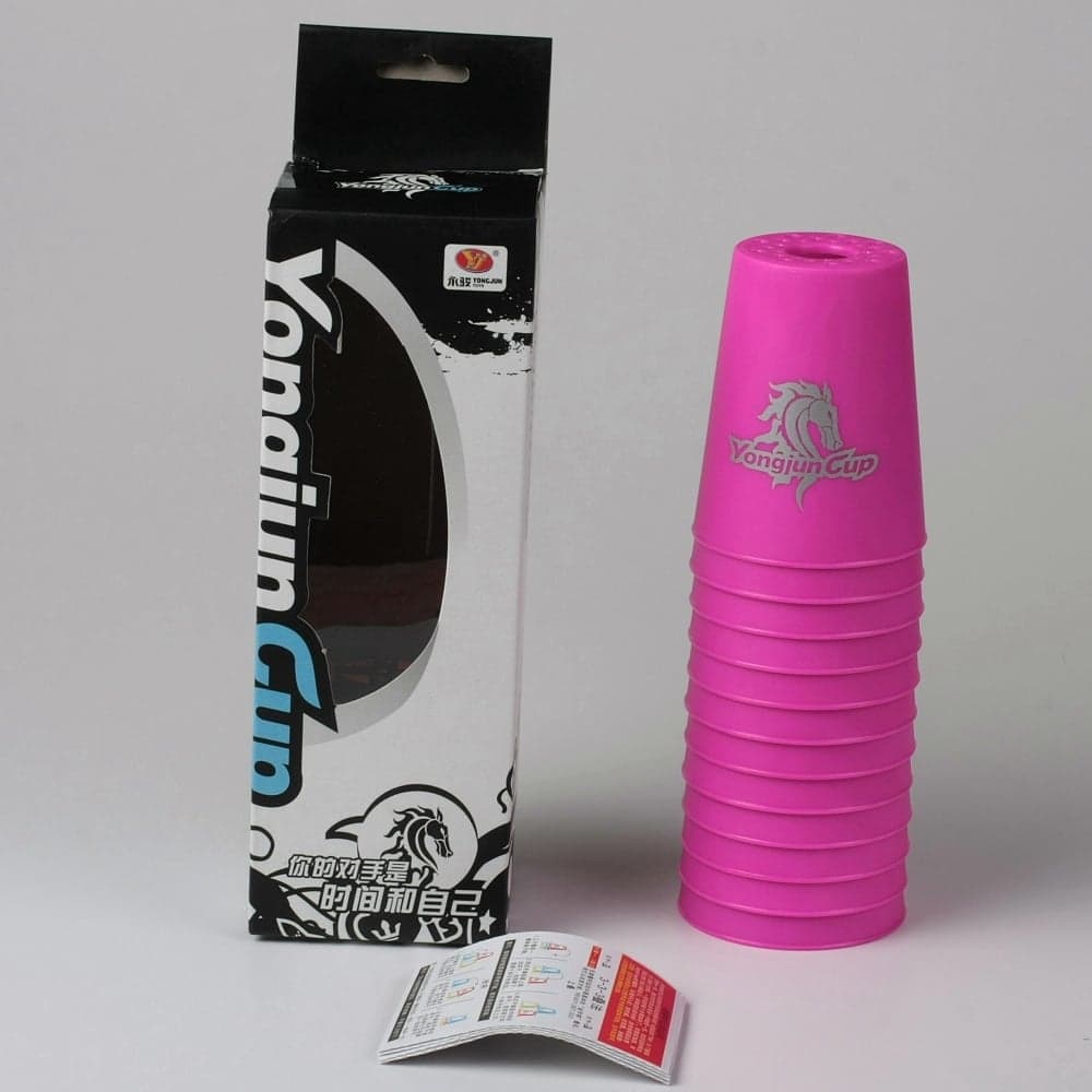 YJ Speed Flying Cups with box - Rosy image 1
