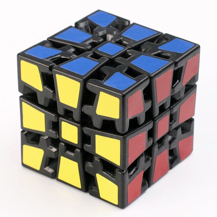 Quick Finger 3x3x3 Gear Cube (V3) - Black image 1
