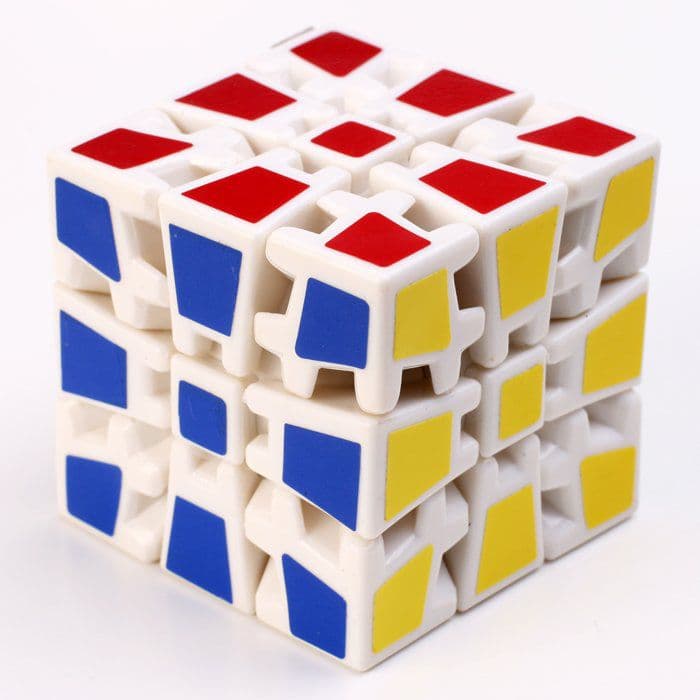 Quick Finger 3x3x3 Gear Cube (V3) - White