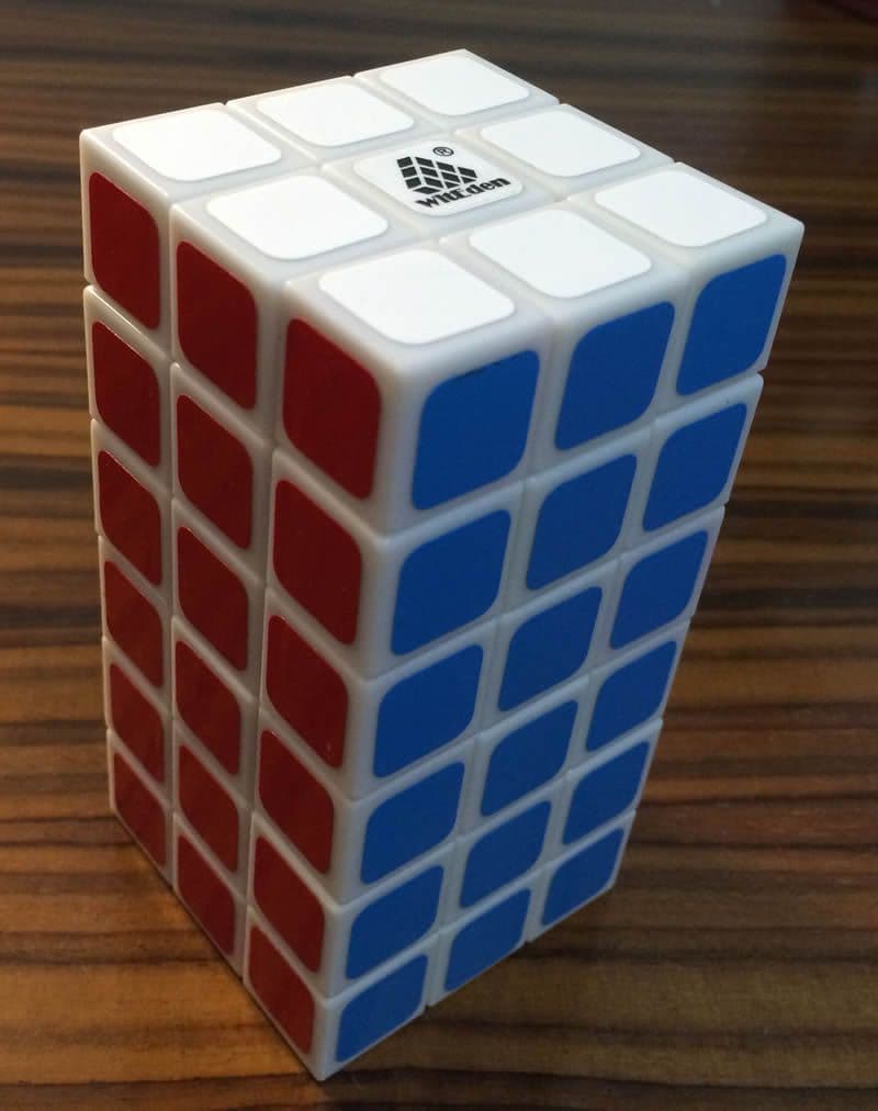 WitEden 3x3x6 Cuboid Cube - White
