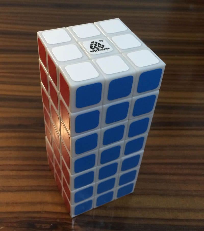 WitEden 3x3x7 Cuboid Cube - White