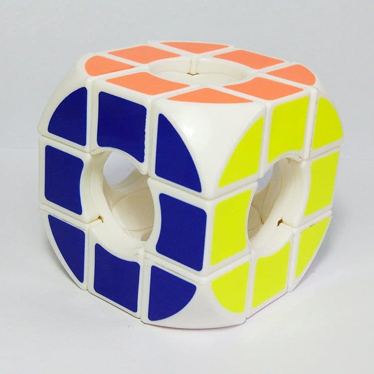 Rounded Void Cube - White