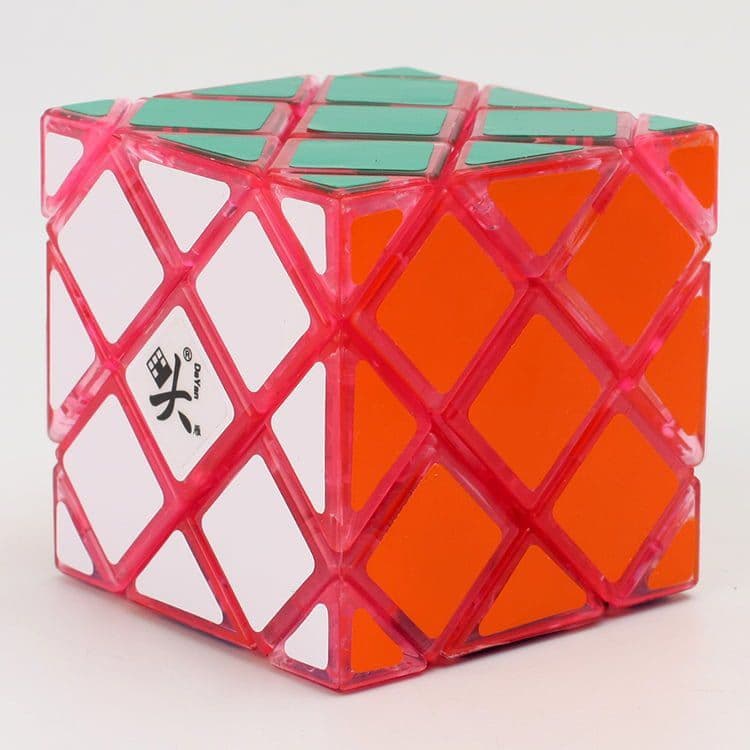 Dayan Master Skewb Cube - colorful transparent