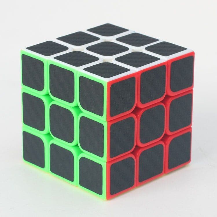 Z-Cube 3x3x3 with black carbon-fibre stickers