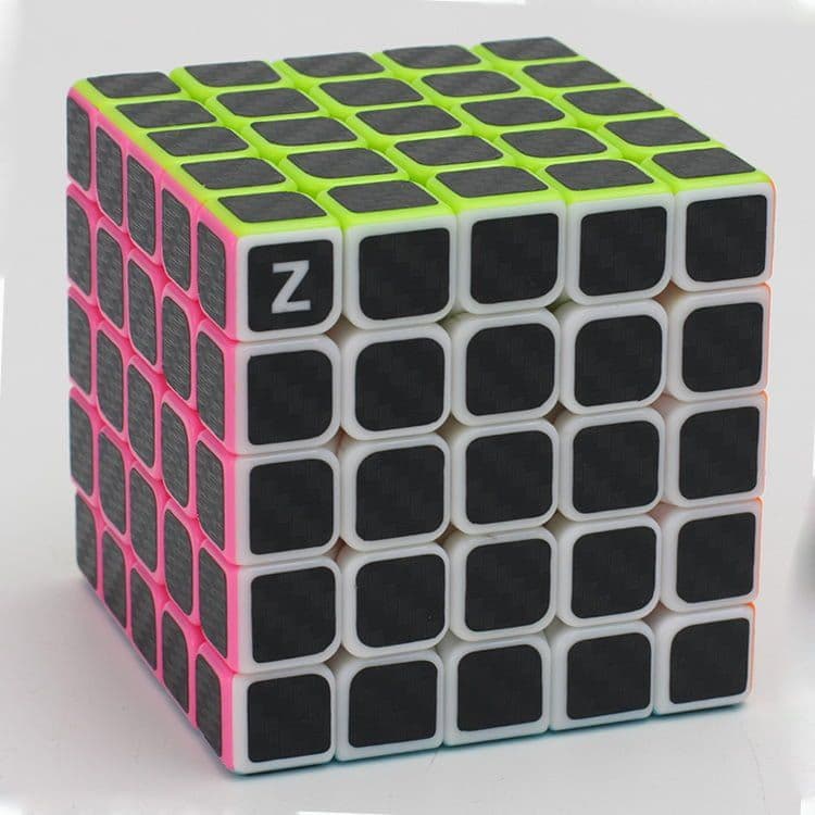 Z-Cube5x5x5 with black carbon-fibre stickers