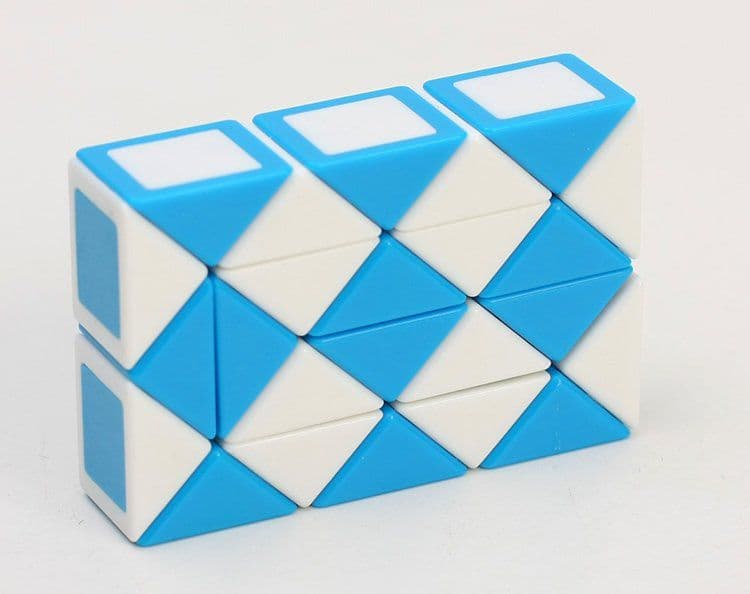 Z-Cube Mini Twist Puzzle - blue+white