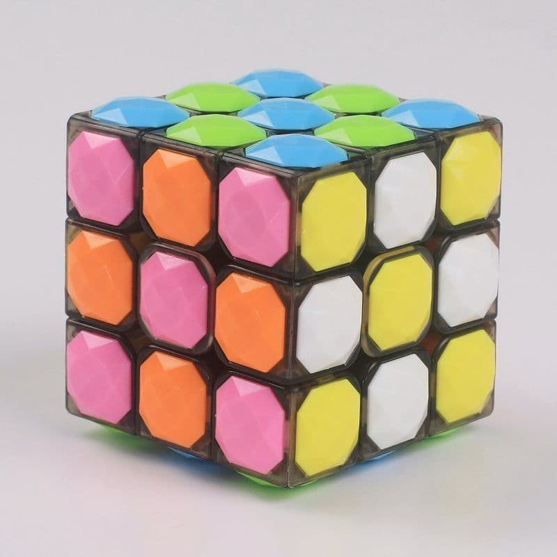 YJ Diamond 3x3x3 - trans.black