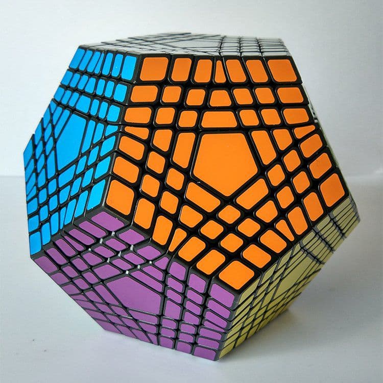 Shengshou Teraminx Cube Puzzle - Black