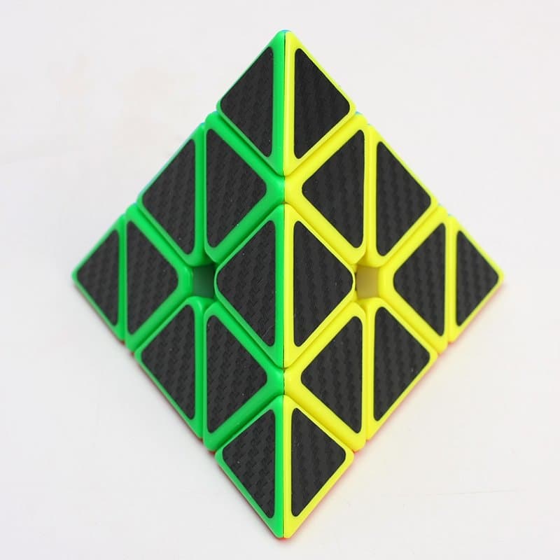 Z-Cube Pyraminx Cube with Carbon fibre stickers