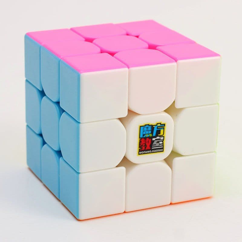 MoFangJiaoShi 3x3 MF3RS - stickerless pink