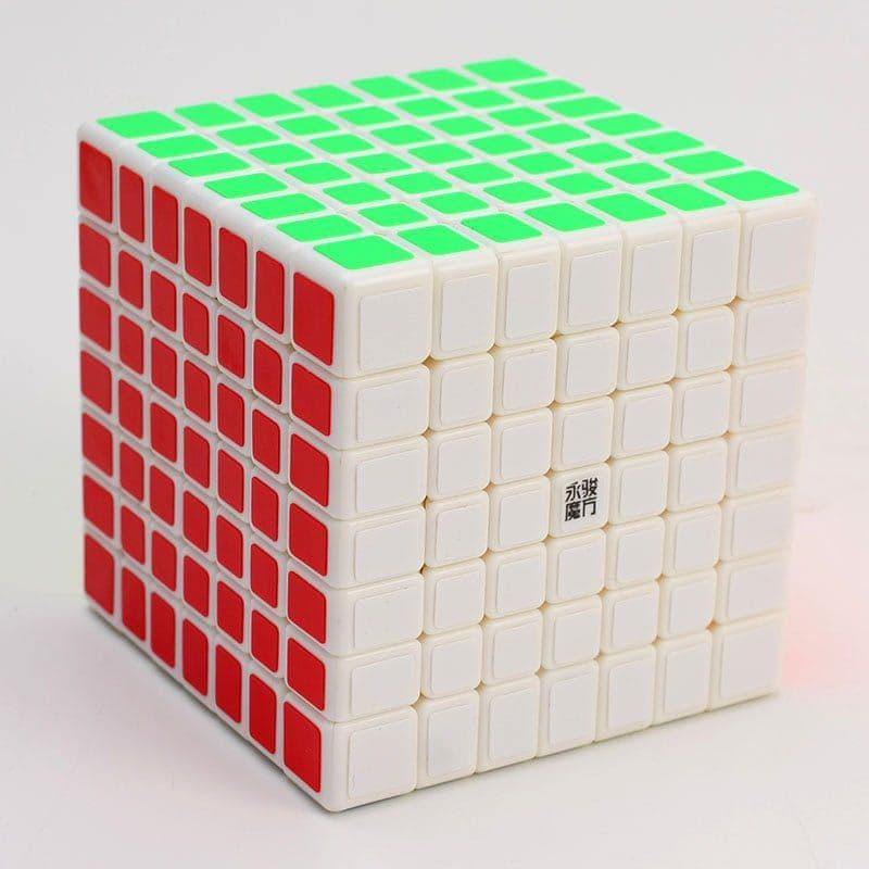 YJ GuanFu 7x7 Cube - White image 1