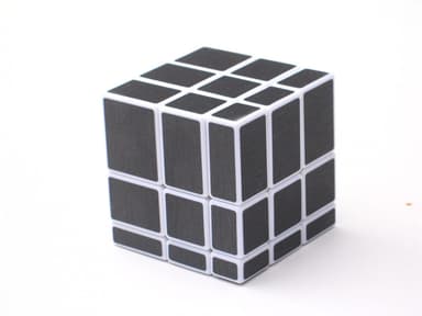 Shengshou 3x3 mirror cube with gray stickers - White