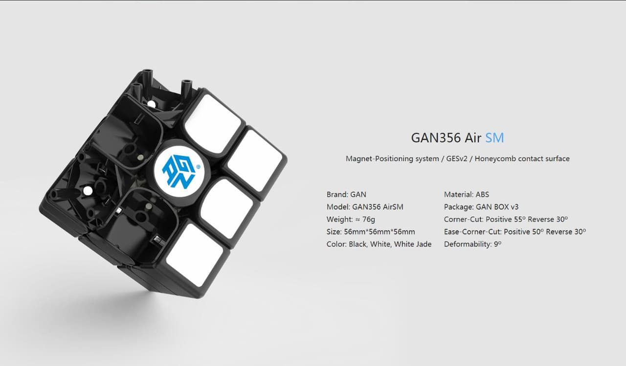 GAN356 AIR SM 3x3x3 2019 - Black image 1