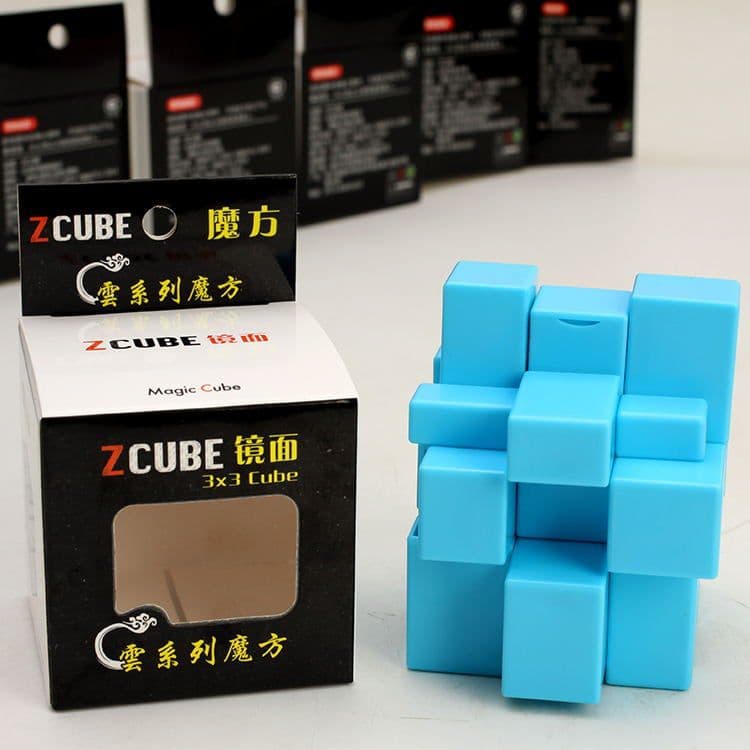 Z-Cube Cloud Mirror Cube - Blue