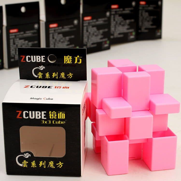 Z-Cube Cloud Mirror Cube - Pink image 1
