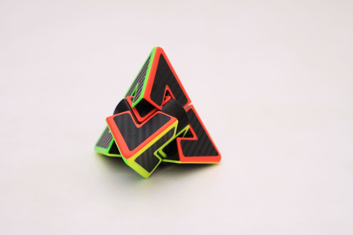 Pyraminx Duo - Carbon-Fibre image 1