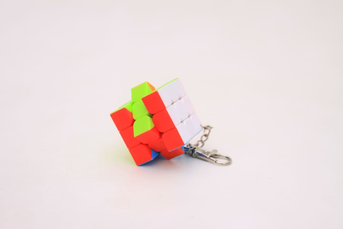3x3 Cube keychain