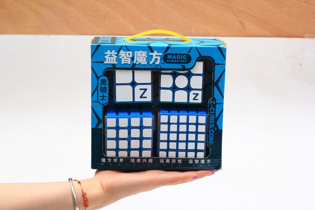 Z-Cube Four Cubes Set - luminous.blue