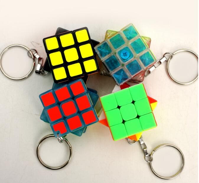 Z-Cube 3x3 keyrings - Black