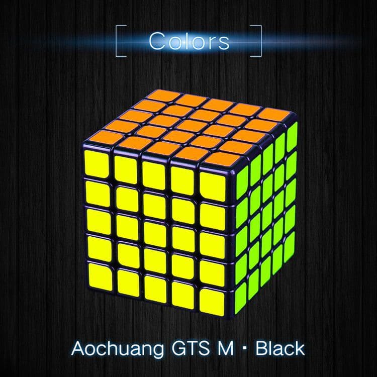 Moyu Aochuang GTS5M 5X5 Cube - Black image 1