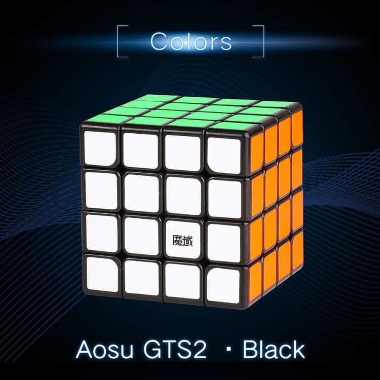 Moyu Aosu GTS2 4X4X4 Cube - Black