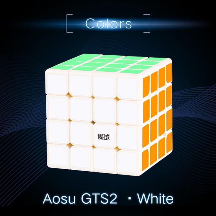 Moyu Aosu GTS2 4X4X4 Cube - White