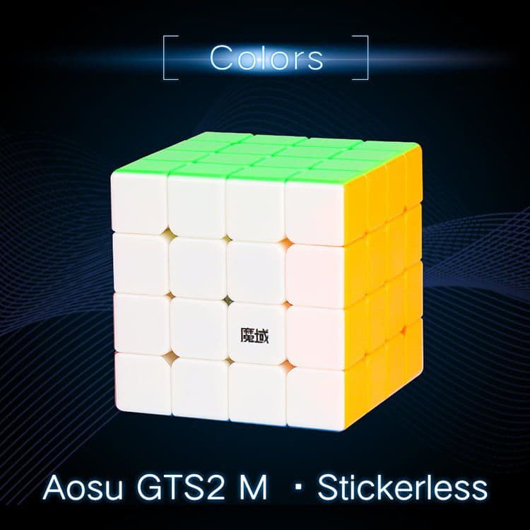 Moyu Aosu GTS2 M 4X4X4 Cube - Stickerless