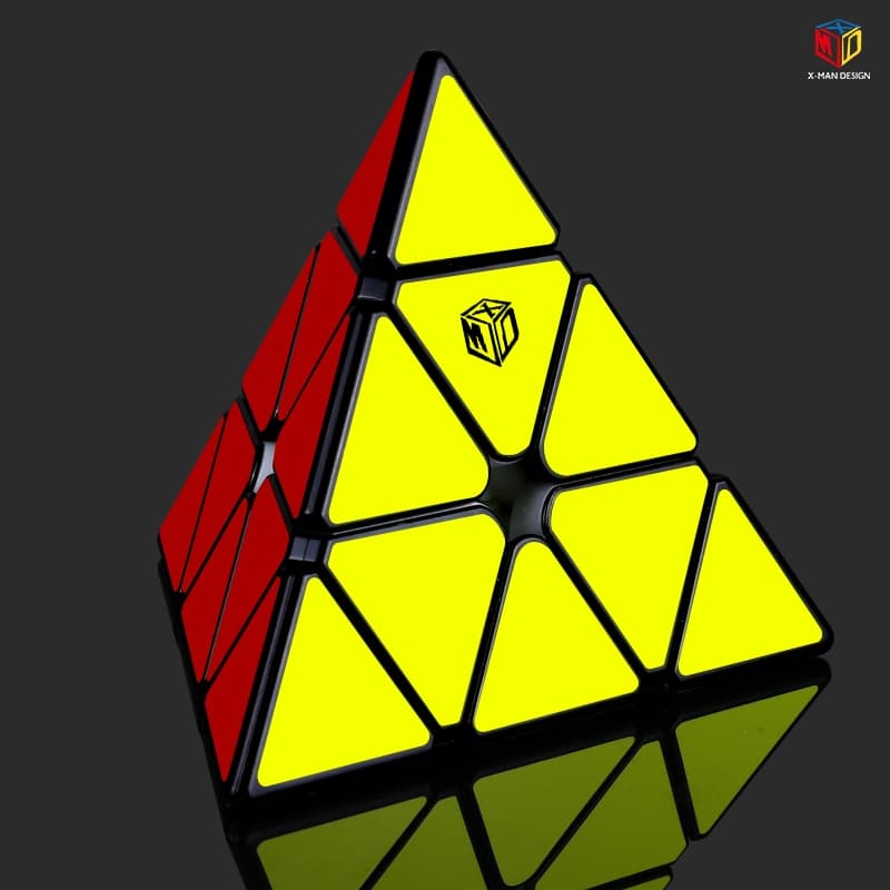 X-Man Bell V2 Magnetic Pyraminx - Black image 1
