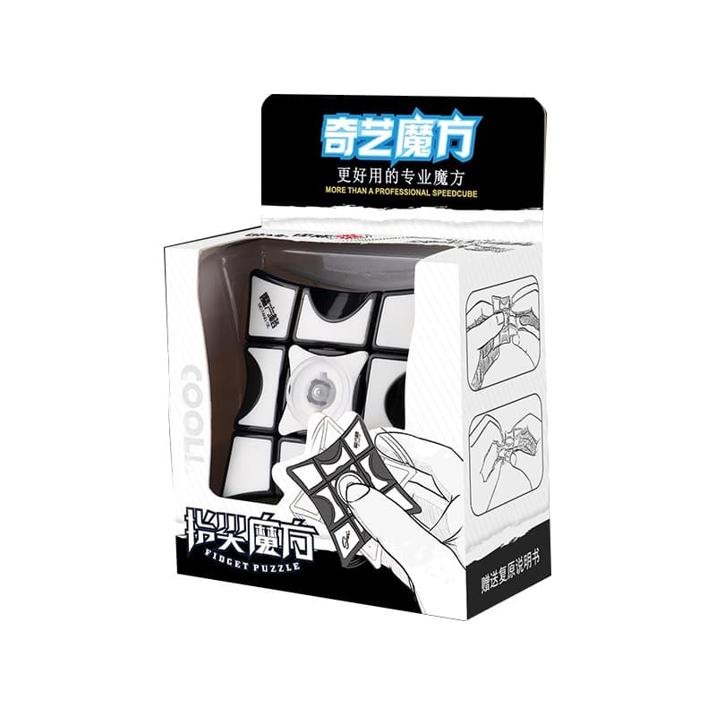 QiYi 1x3x3 Fidget Spinner Cube - Tiled with Paper Box