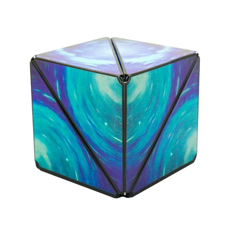 SHASHIBO Magnetic Folding Cube - Blue image 1