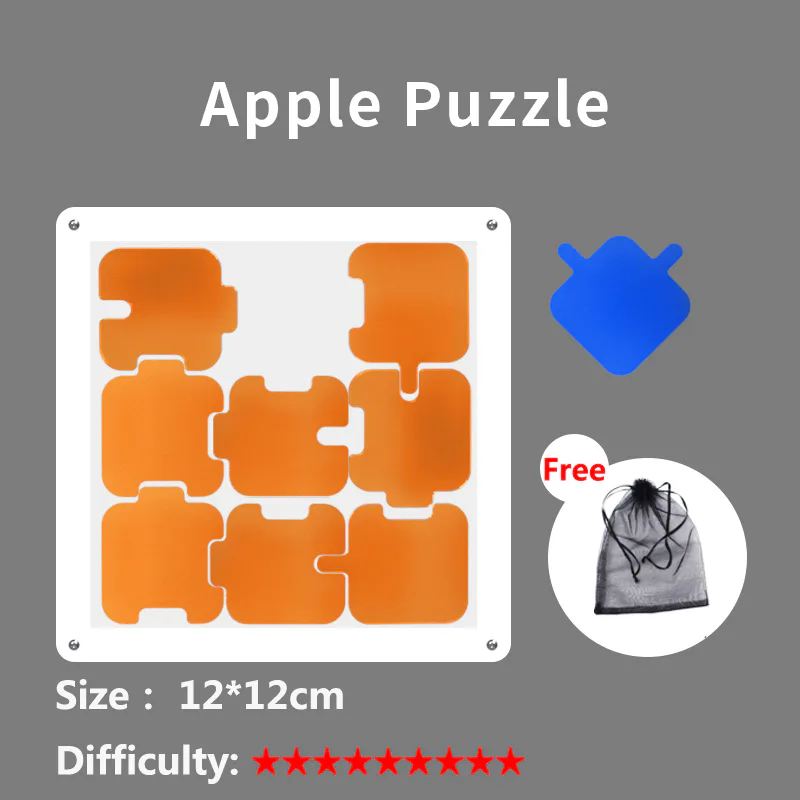 Apple Puzzle - orange image 1