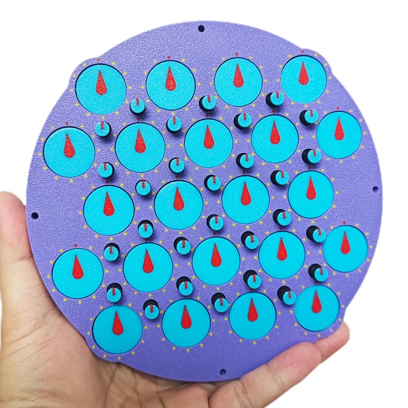 C4U Hexagram-22 Clock - Stickerless image 1