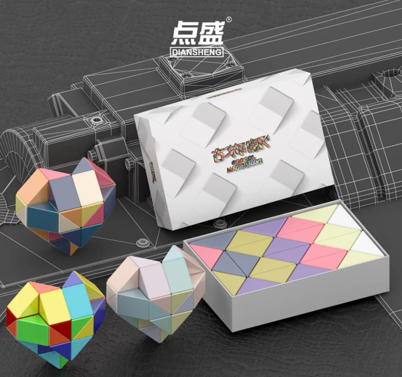 Diansheng Googol Snake Puzzle - Rainbow image 3