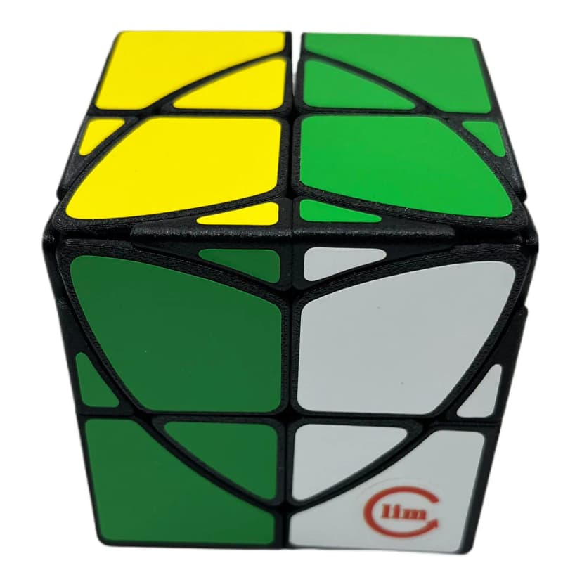 Fangshi 2x2 Maple Leaves Cube - Black image 2