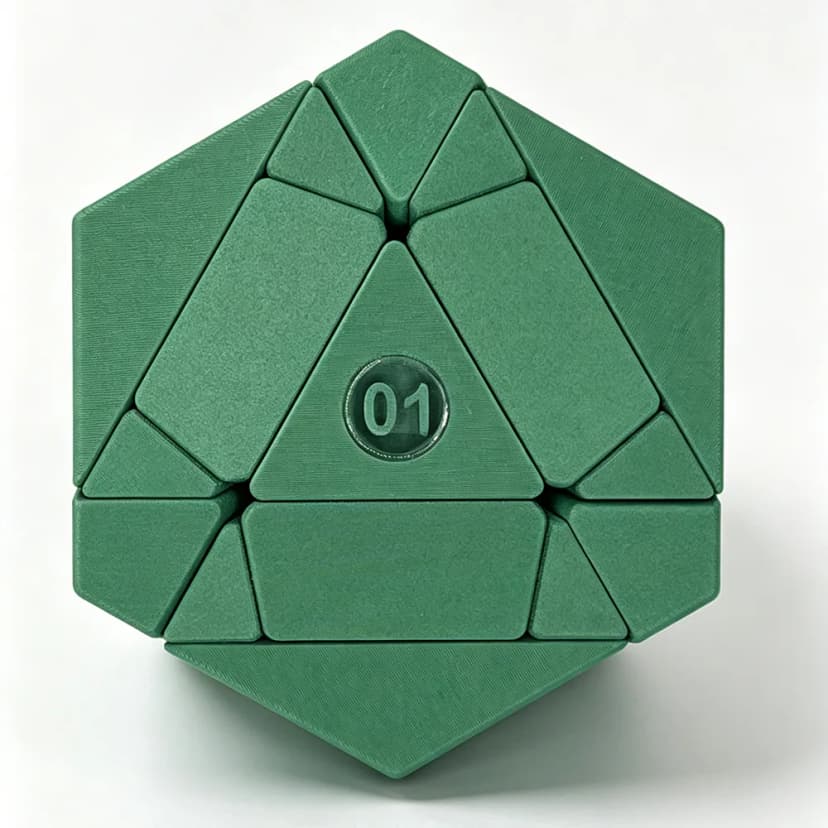 FangShi Mixup Skewb Prism - Green image 6