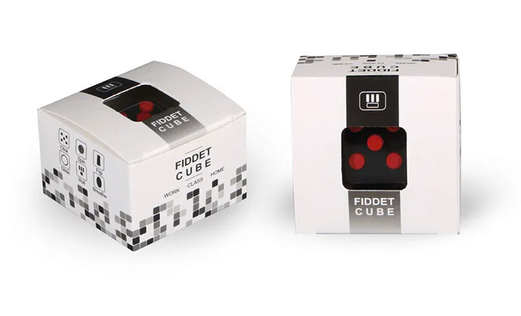 Fidget cube - green white image 3