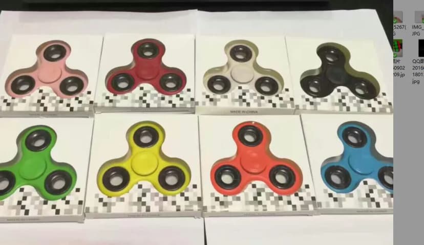 Fidget Spinner Metal bearing - Blue image 1