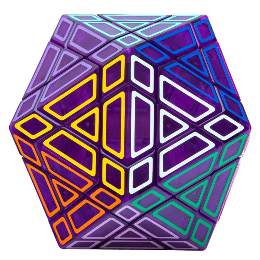 GalaxyPuzzle Icosaminx - Purple image 1
