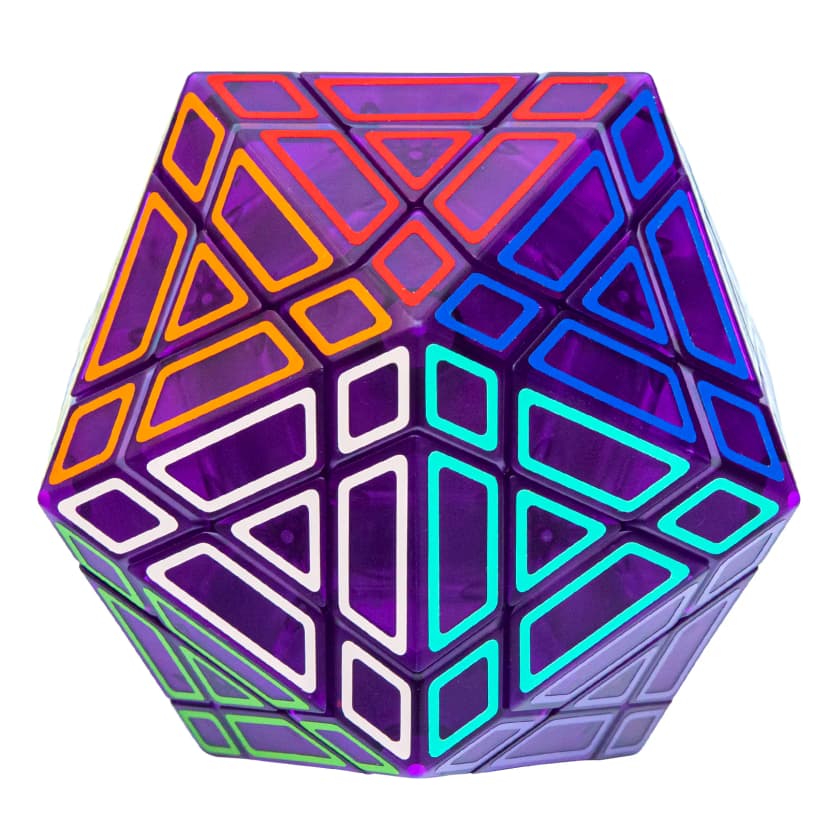 GalaxyPuzzle Icosaminx - Purple image 3