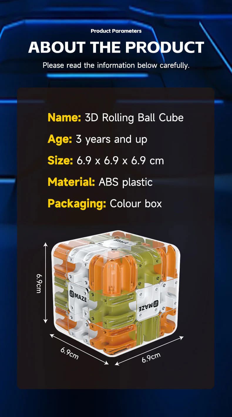 Labrynth 3D Maze Cube - Morandi image 4