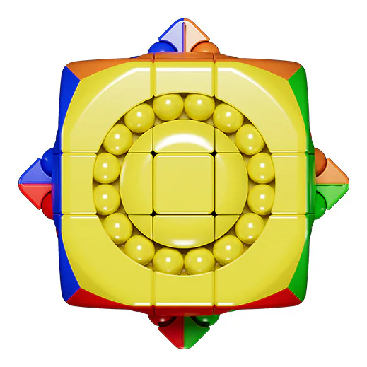 Meilong 3x3 Bead Cube - Stickerless image 1