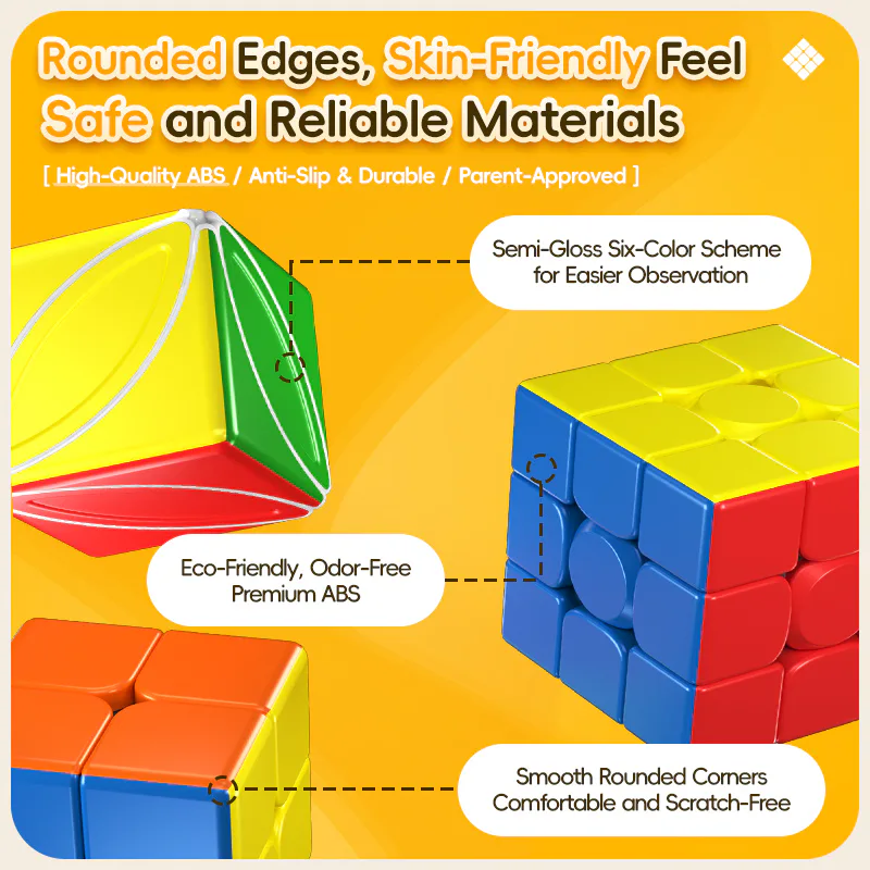 Meilong 9CM 2x2 Cube - Stickerless image 3