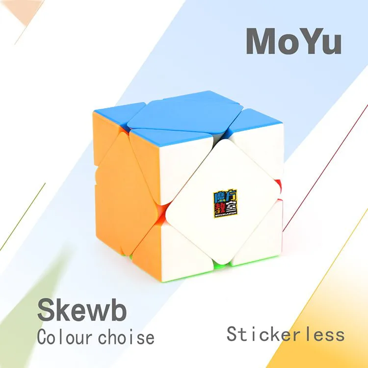 MoFangJiaoShi Skewb Cube - White image 1